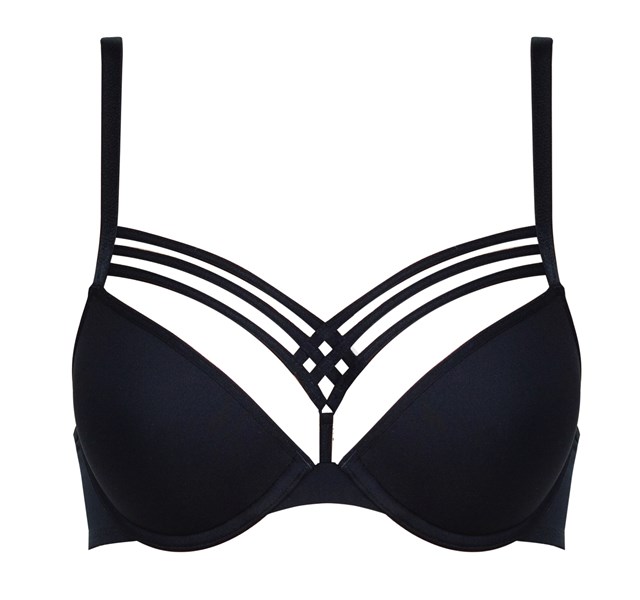 Dame De Paris Push-Up Bra - Black