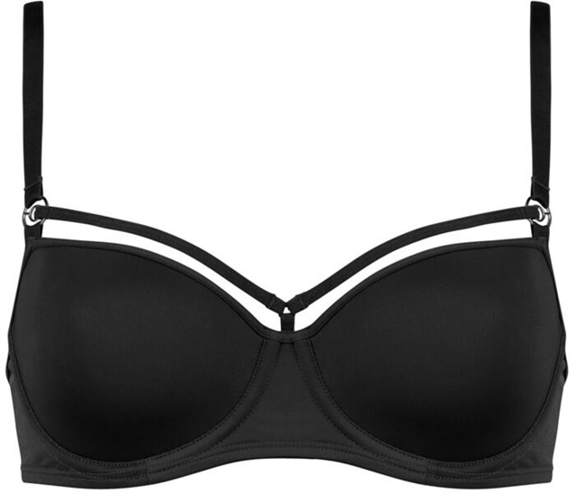 Space Odyssey Balcony Bra - Black