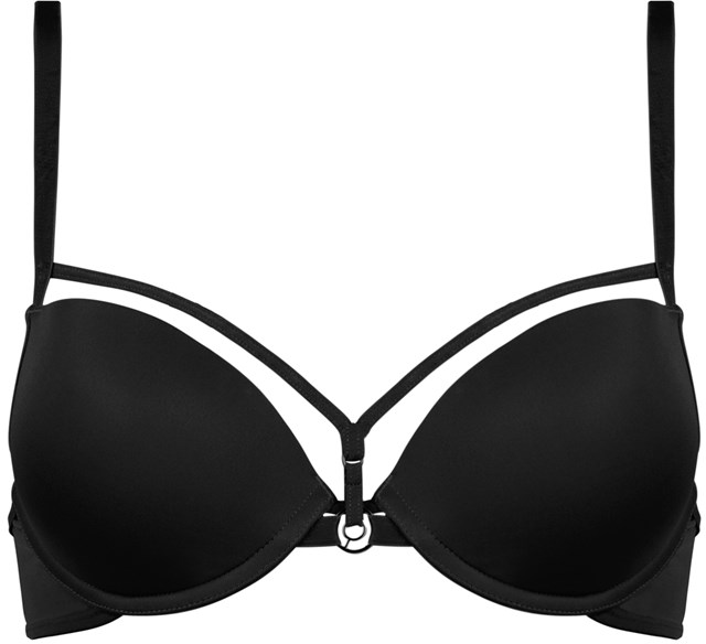 Space Odyssey Push-Up Bra - Black