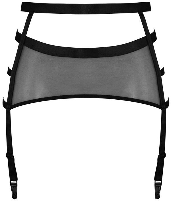 Spider Waspie Suspender - Black