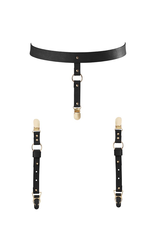 Maze Susperder Belt - Black