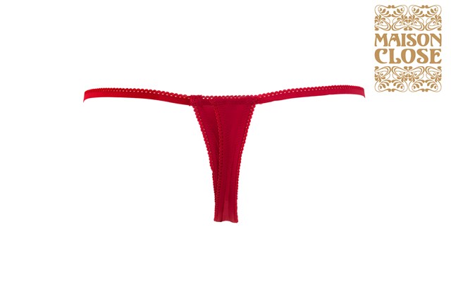 Le Petit Secrets Open Thong Red