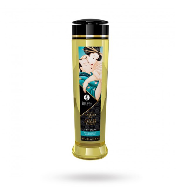 EROTISK MASSAGEOLJA SENSUAL ISLAND BLOSSOM - 240ML