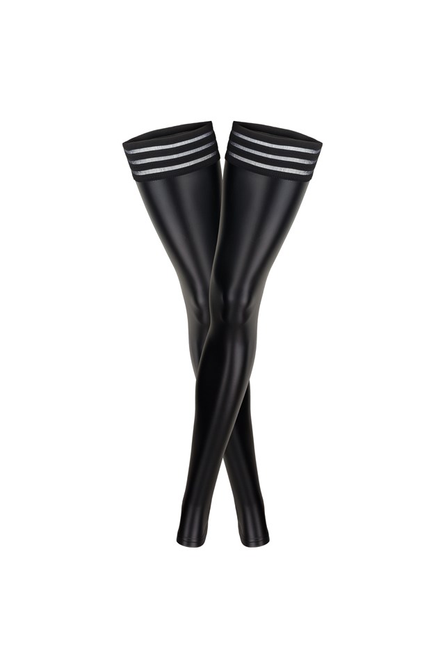 Noir Power Wetlook Stockings